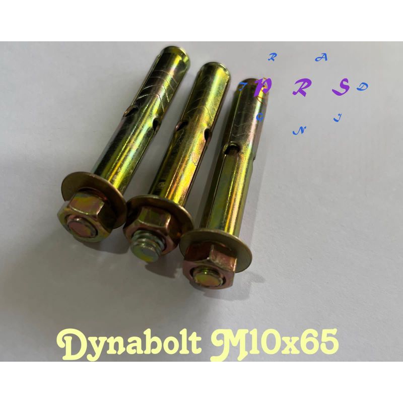Dynabolt kuning M10x65/dynabolt M10x65/dybabolt 10/Expansion Bollt M10x65