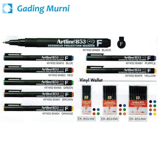 

PULPEN MARKER OHP FINE ARTLINE EK 853 4 WARNA