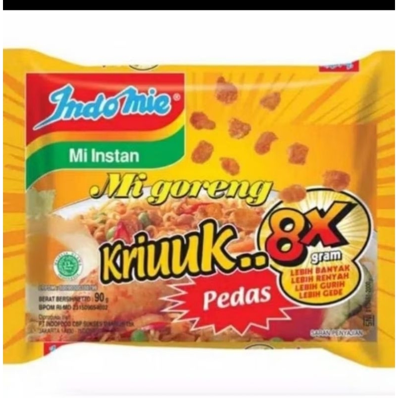 

Indomie kriuk pedas 10 bungkus