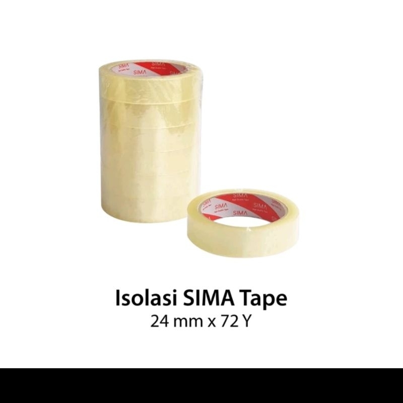 

lakban bening 1 inch 1 pics .