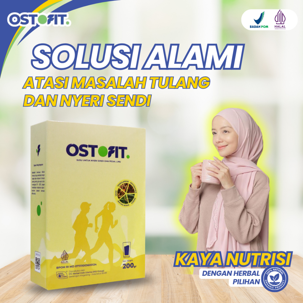 

OSTOFIT - Susu Herbal Alami Atasi Asam Utat Dan Nyeri Sendi 200Gr