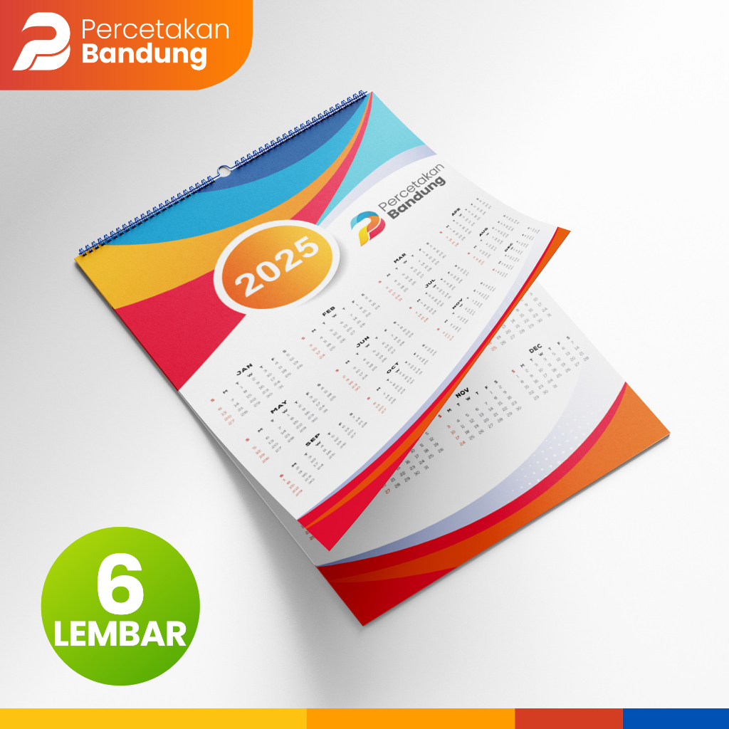 

Kalender Dinding Custom 2025 | Cetak Poster Kalendar A3 | Calender Custom Foto | 6 lembar