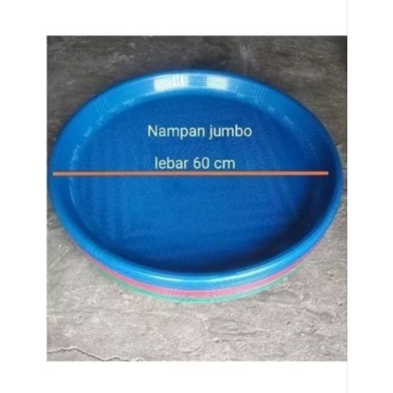 TAMPAH PLASTIK NICE BESAR 50CM/ TAMPAH PLASTIK SEDANG 38CM/TAMPAH PLASTIK KECIL / TAMPAH BULAT MURAH