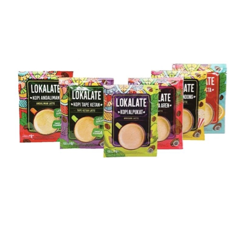 

Kopi Lokalate Gula Aren, Berondong, Alpukat (1Renceng: 10Sachet) - Lokalate Kopi Varian Rasa / Kopi Alpukat / Kopi Gula Aren / Kopi Berondong / Kopi Instan / Kopi Seduh / Kopi Seduh Less Sugar / Kopi Serbuk / Kopi Instan Enak / Kopi Latte / Kopi Kekinian