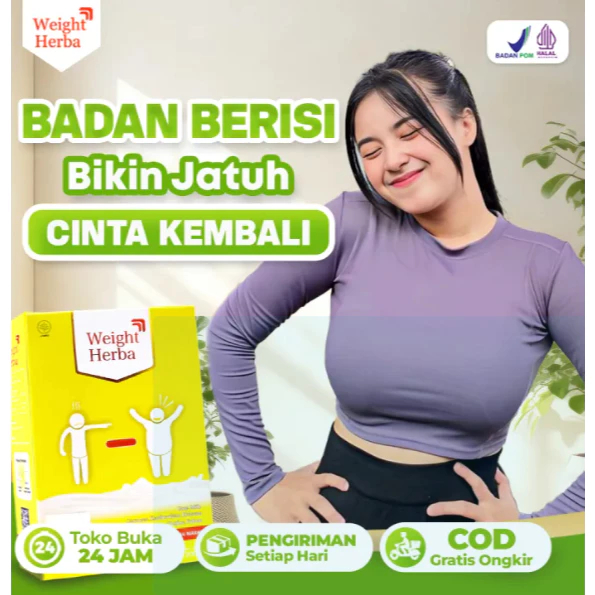 

[ DISKON 1 BOX ] Weight Herba - Susu Penambah Berat Badan & Nafsu Makan No.1 Di Indonesia