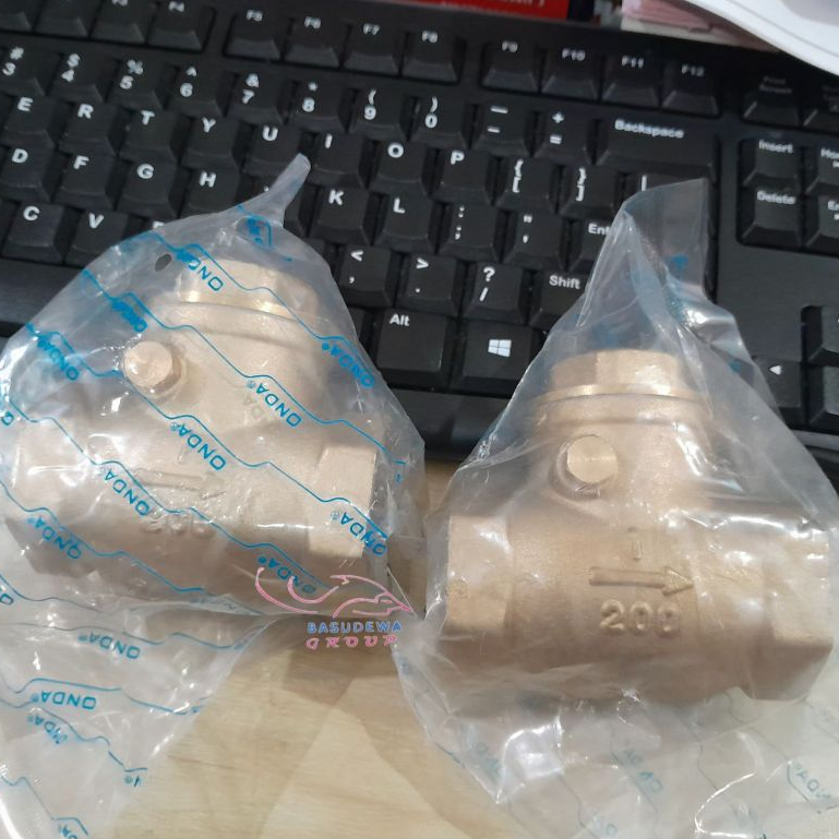 ONDA CHECK VALVE KUNINGAN 1" / KLEP TABOK 1 INCH ONDA