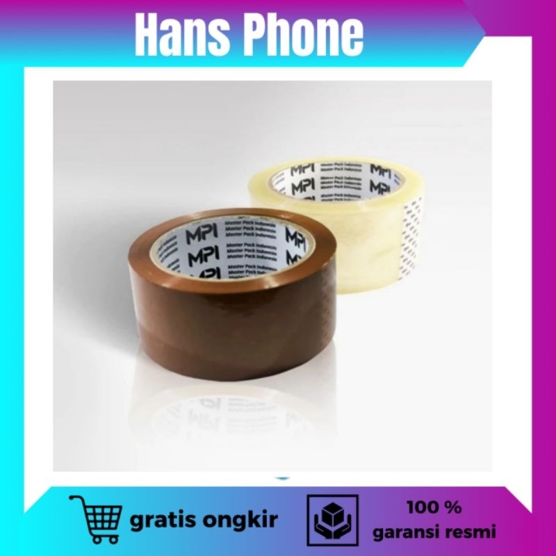 

Lakban Bening - Lakban Cokelat MPI Ekomonis 45mm x 100 Yard