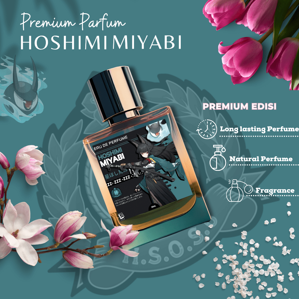 PARFUM INSPIRED HOSHIMI MIYABI ZENLESS ZONE ZERO - PARFUM ANIME PARFUME COWOK CEWEK WANGI TAHAN LAMA