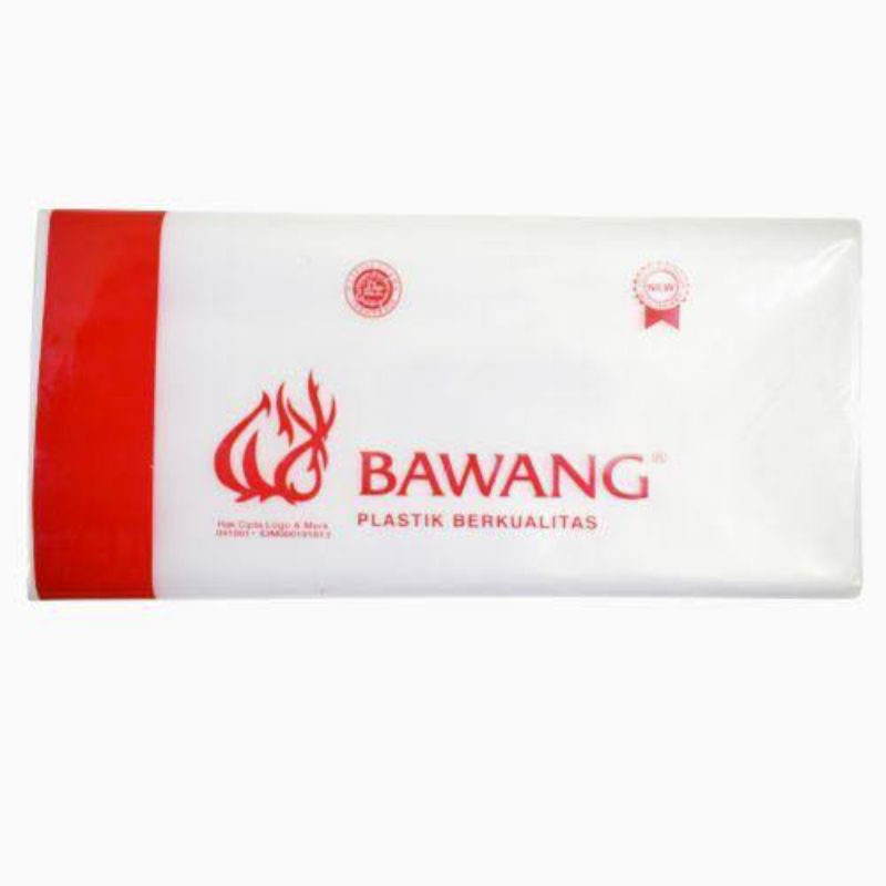 Plastik PE Merk Bawang / Plastik Es Merk Bawang / Plastik kemas gula ukuran 10x20 (1/4) 12x25 (1/2) 
