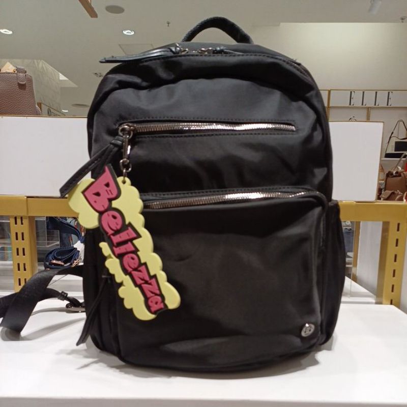 BELLEZZA YZ2320402 Produk Original Depstore Mall Tas Ransel Parasut Wanita Backpack Nilon Ringan
