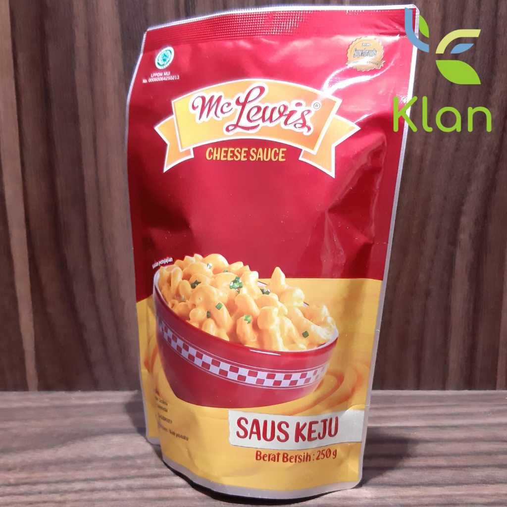 

MC LEWIS CHEESE SAUCE 250 GR/ SAOS KEJU/ SAUS KEJU