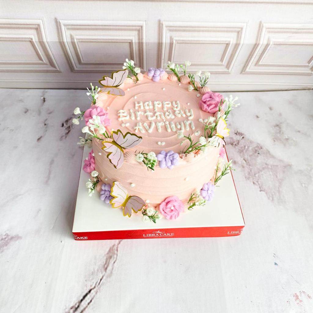 

Kue Ulang tahun/Birthday Cake/Kue Ultah Tema Bunga/Kue Birthday jakarta/Kue Flower/Kue Aesthetic