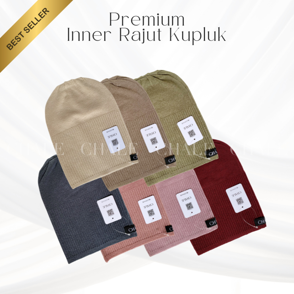 CHALE Premium Inner Rajut Kupluk Ciput Rajut Anisa / Ciput Anpus