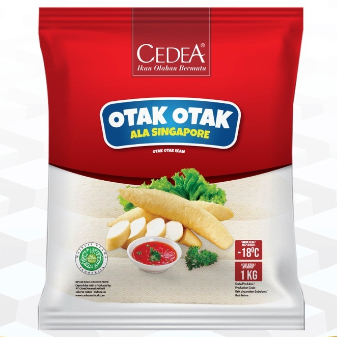 

CEDEA Otak Otak Singapore / otak otak Ikan (Fishcake Singapore) 1 kg