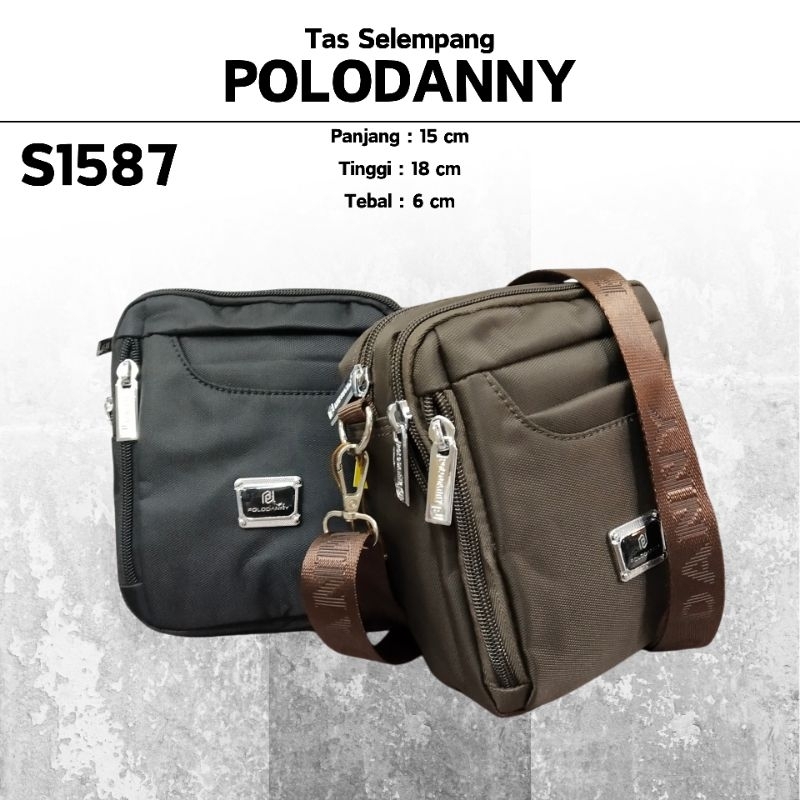 Tas S1587 Selempang Polo Danny Original - Tas PoloDanny 1587