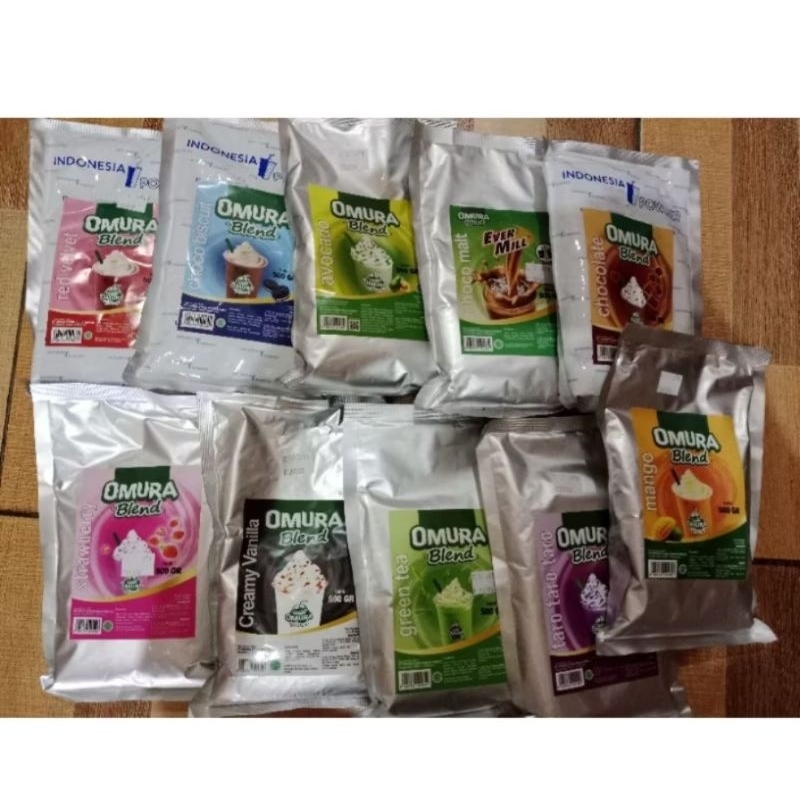 

OMURA BLEND POWDER DRINK 500 GR / bubuk minuman /Serbuk Minuman Aneka Rasa