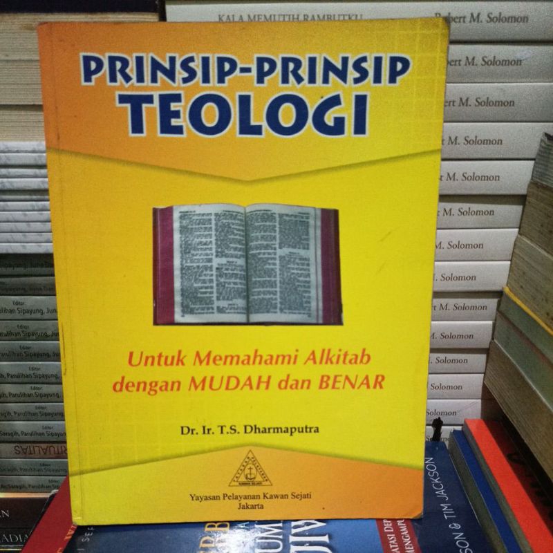 Buku prinsip prinsip teologi by Dr Ir T S Dharmaputra