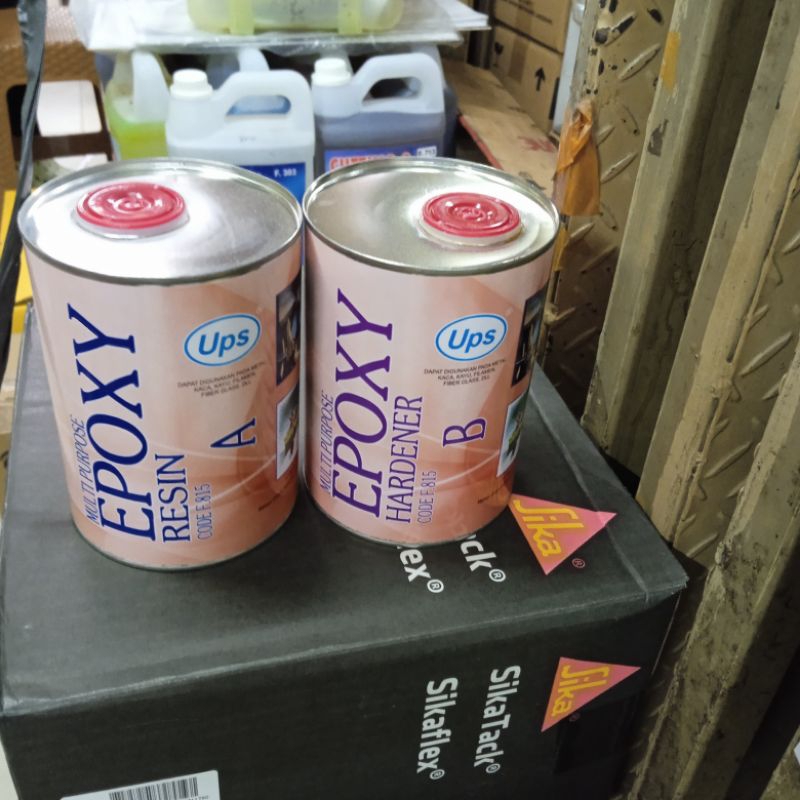 LEM EPOXY 2 KOMPONEN HARDENER & RESIN UPS