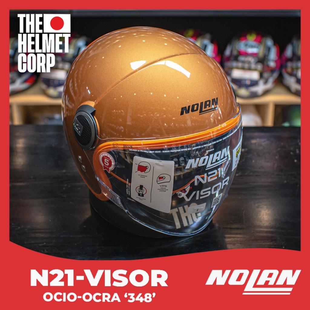 NOLAN N21 VISOR OCIO OCRA 348 HALF FACE HELMET ORIGINAL