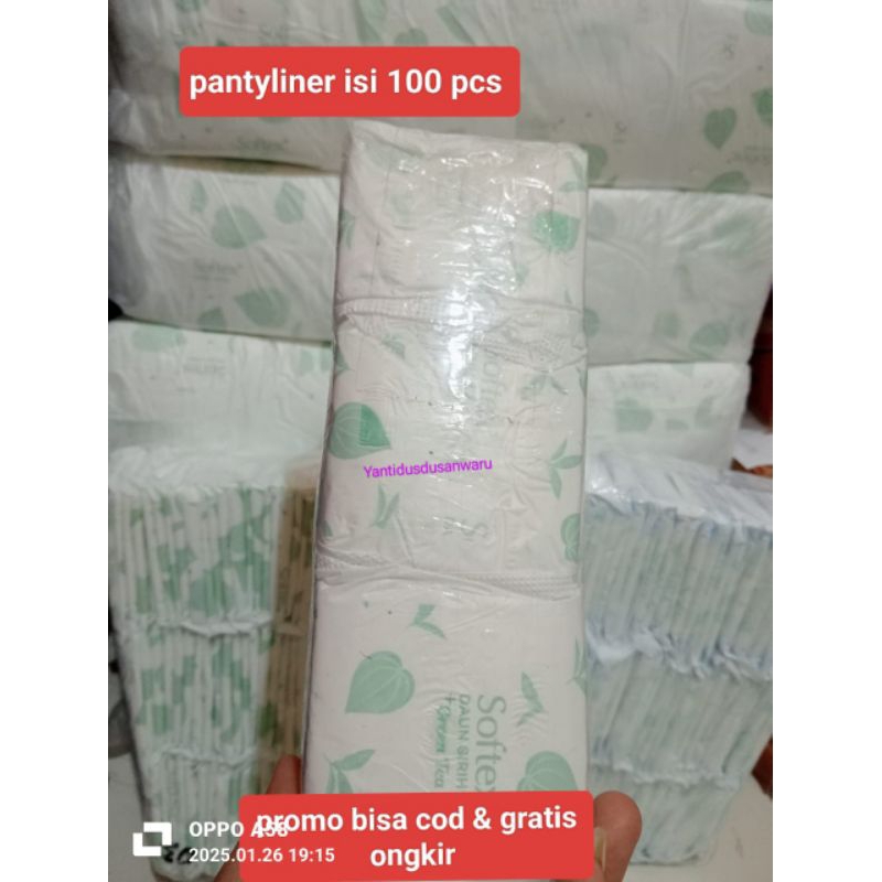 Promo PANTYLINER/KOTEX LINER daun sirih isi 100pcs