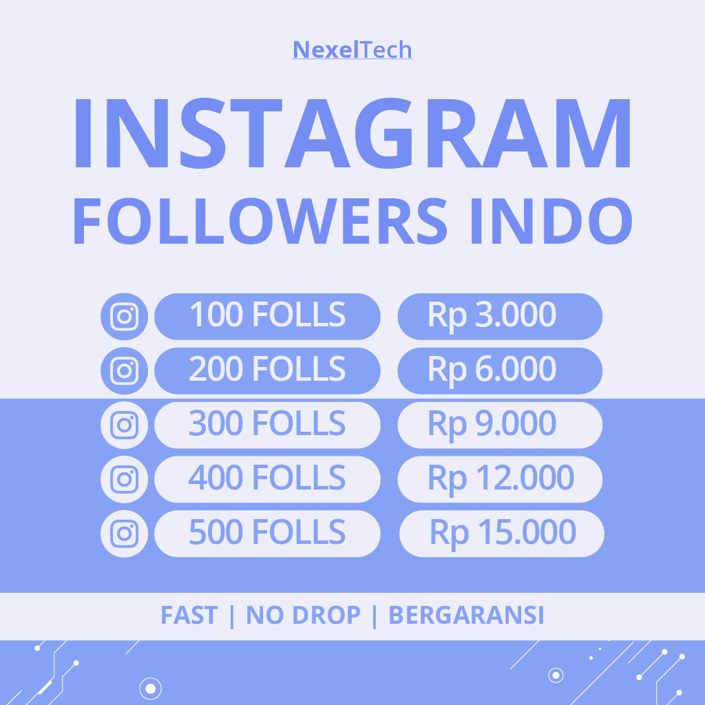 Followers Instagram Indonesia Real Aktif & Permanen – Follower IG Indo Aman Tanpa Password Masuk Ins