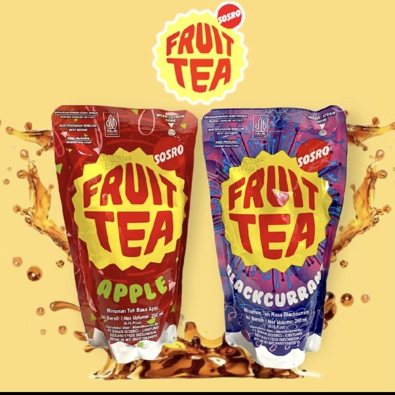 

[Promo!!] Fruit Tea Pouch 200ml - Minuman Teh Nikmat Enak Termurah Diskon