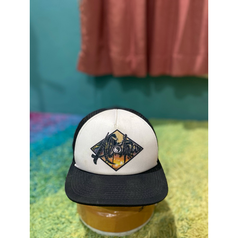 Topi Trucker Aloha // Vintage Hat // Topi American style // Topi Vintage