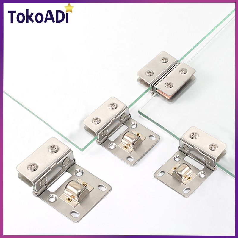 Engsel Pintu Kaca Zinc Alloy Engsel Kaca Ke Kayu Untuk Kaca Ketebalan Engsel Lemari Kaca