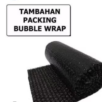 

Bubble Wrap tambahan Packing jika tidak hanya packing plastik 1 lapis