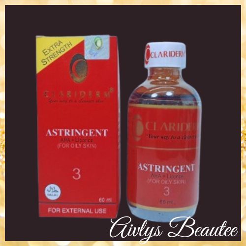ORIGINAL Clariderm Astringent Ori