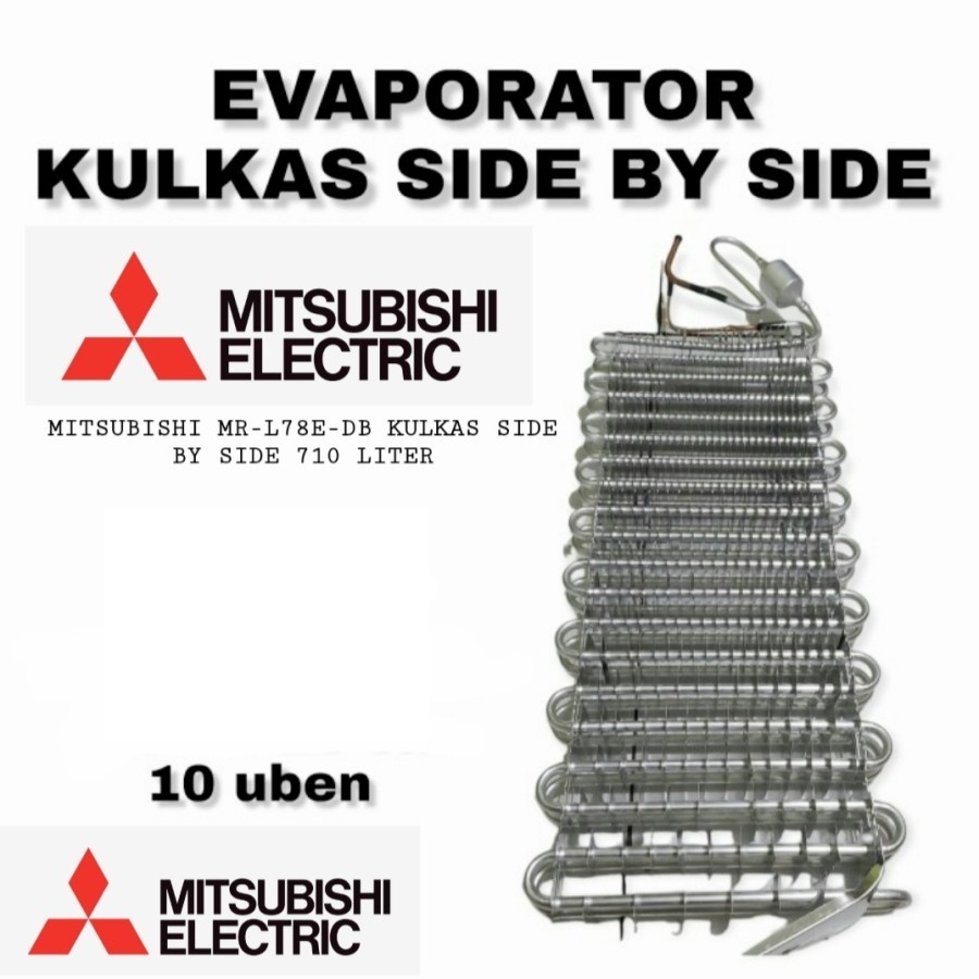 EVAPORATOR MITSUBISHI MR-L78E-DB KULKAS SIDE BY SIDE 710 LITER