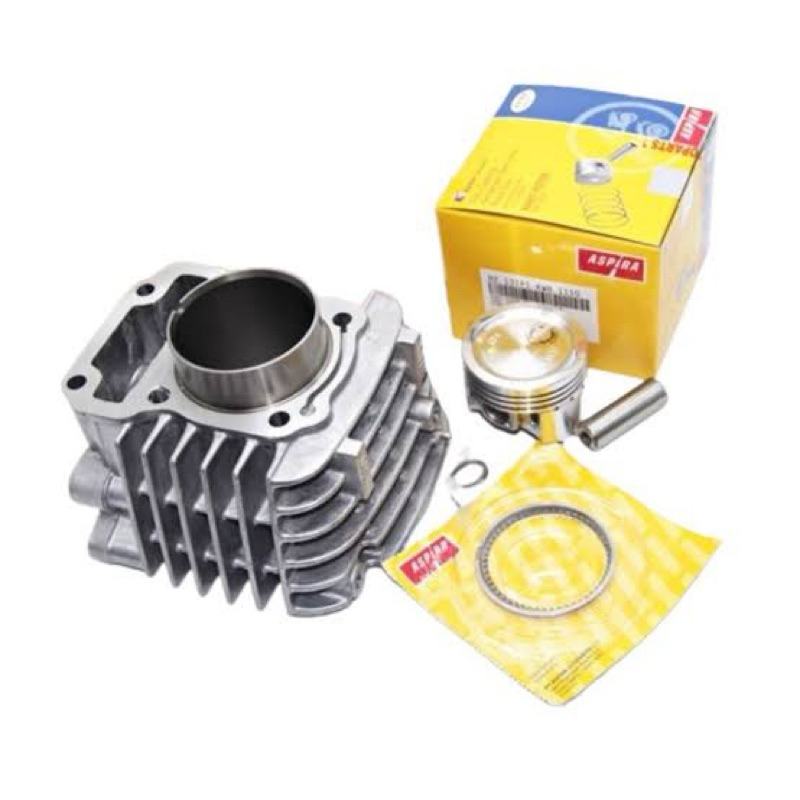 Blok+piston SET motor HONDA SUPRA FIT NEW 2006 (KFM) merk ASPIRA