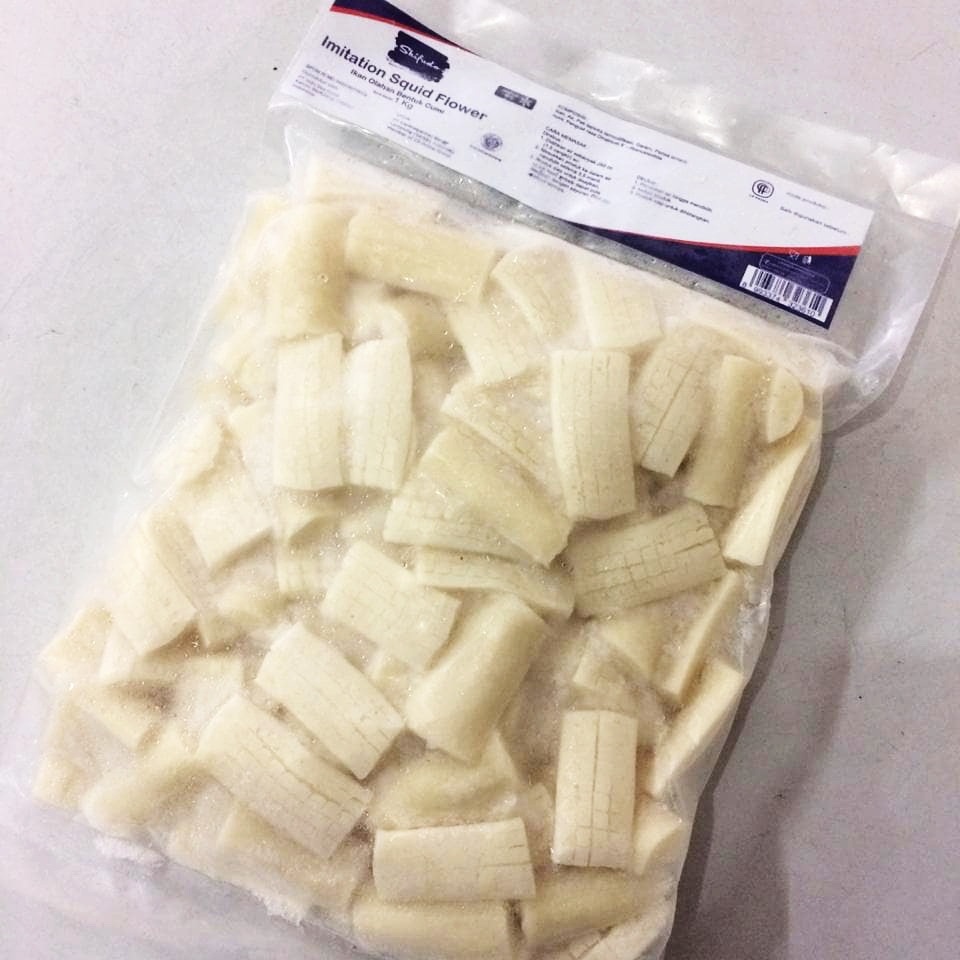 

Shifudo Squid Flower 1kg | Cumi Hias Beku Frozen Seafood Olahan