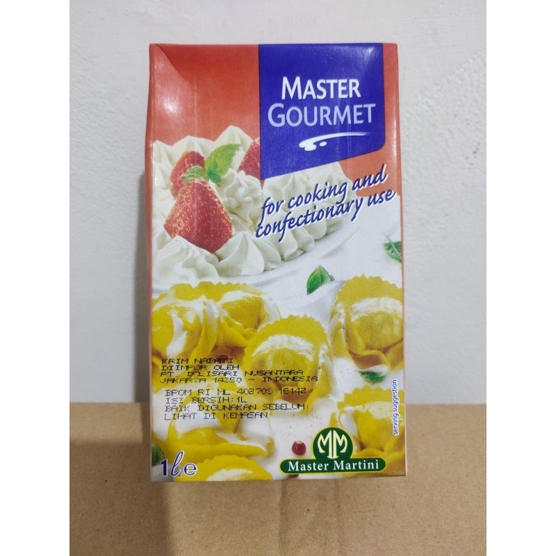 

Cooking cream - Krim masak for cooking | MASTER GOURMET 1 Liter