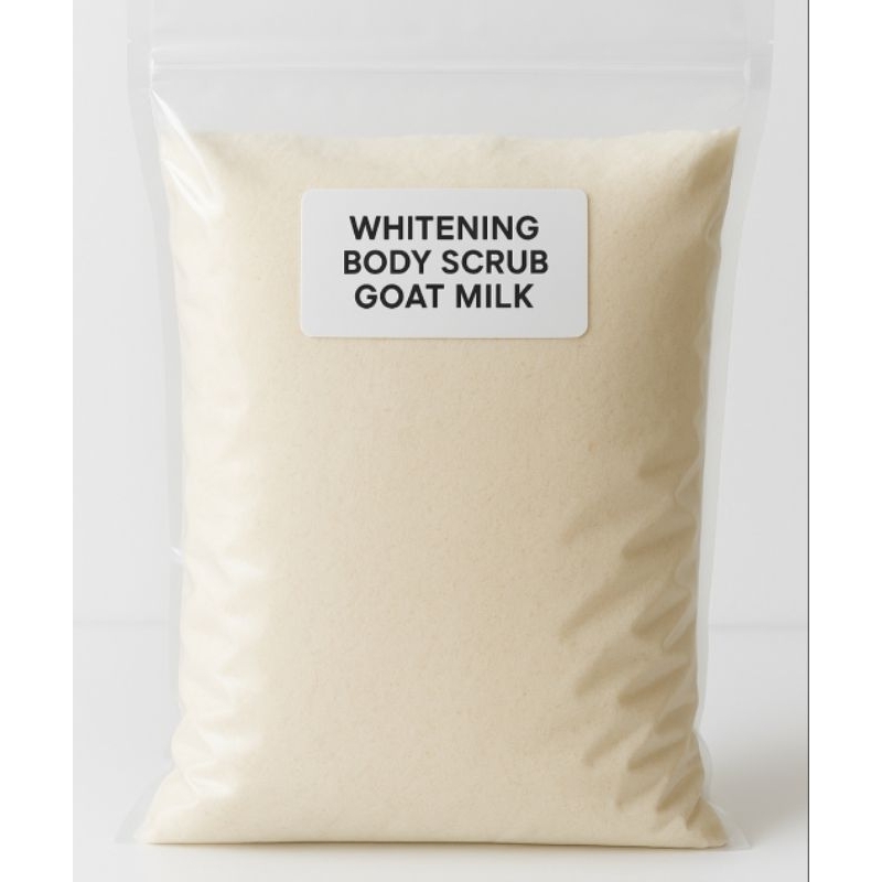 Whitening Body Scrub Goat Milk / Lulur Susu Domba 1kg