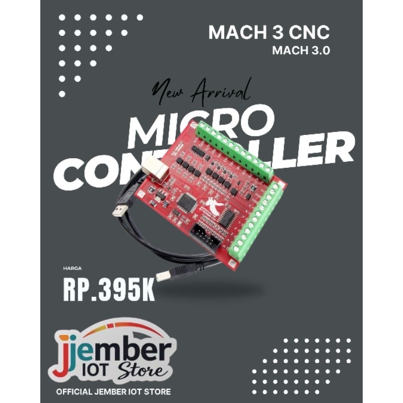 Mach 3 CNC Controller + USB Cable