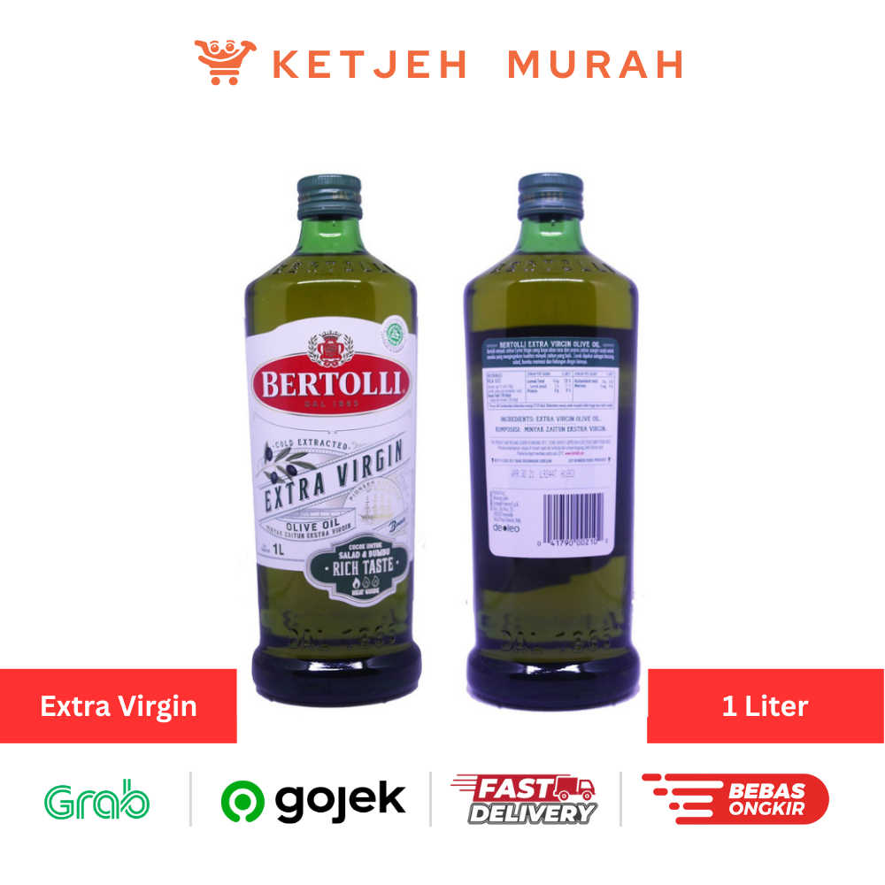 

Bertolli Extra Virgin Olive Oil Minyak Zaitun 1 Liter