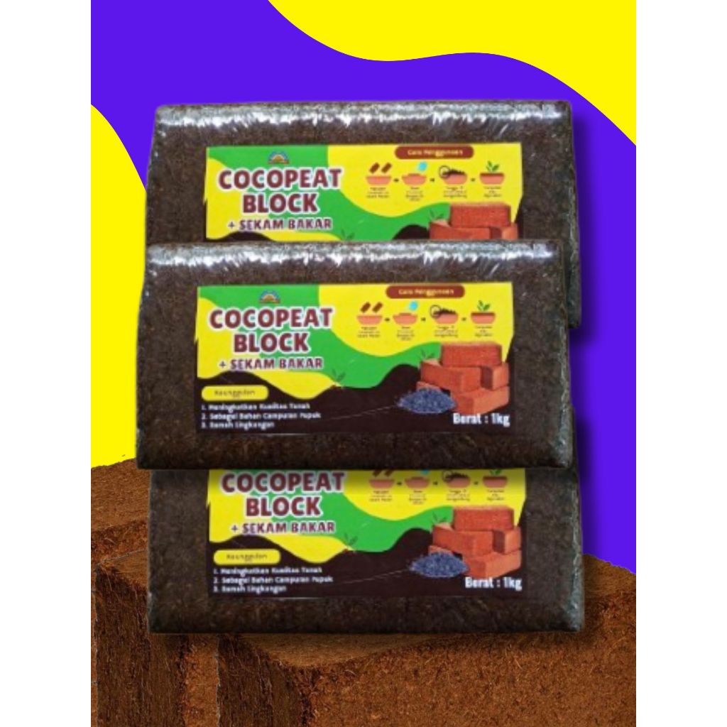 PALING HEMAT  Cocopeat Termurah 1 Kg, Cocopeat Semai 1 Kg