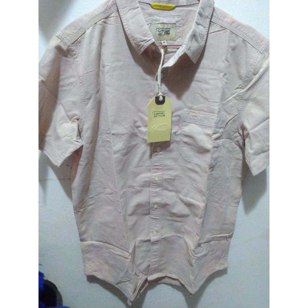 Kemeja Camel Active Men Short Sleeves Shirt