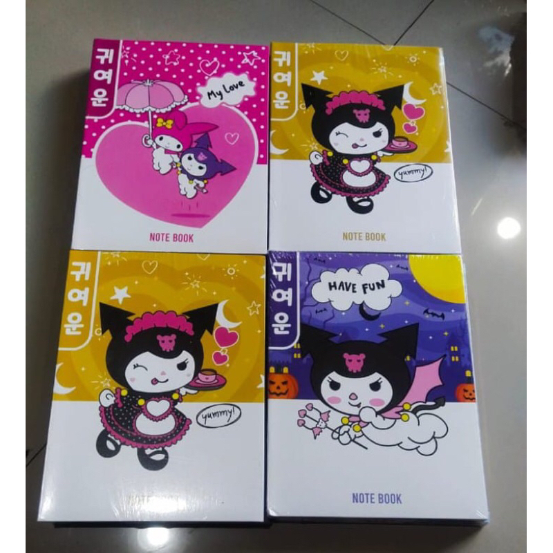 

buku tulis kwarto motif kuromi 38 lembar isi 10