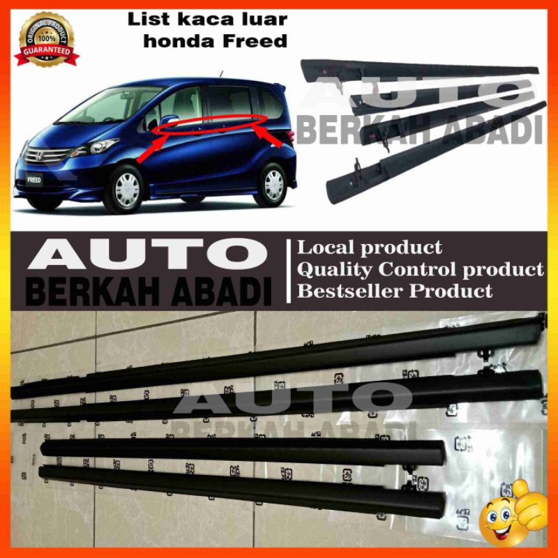 pelipit kaca freed 1set 4pcs (list kaca pelipit honda freed original)