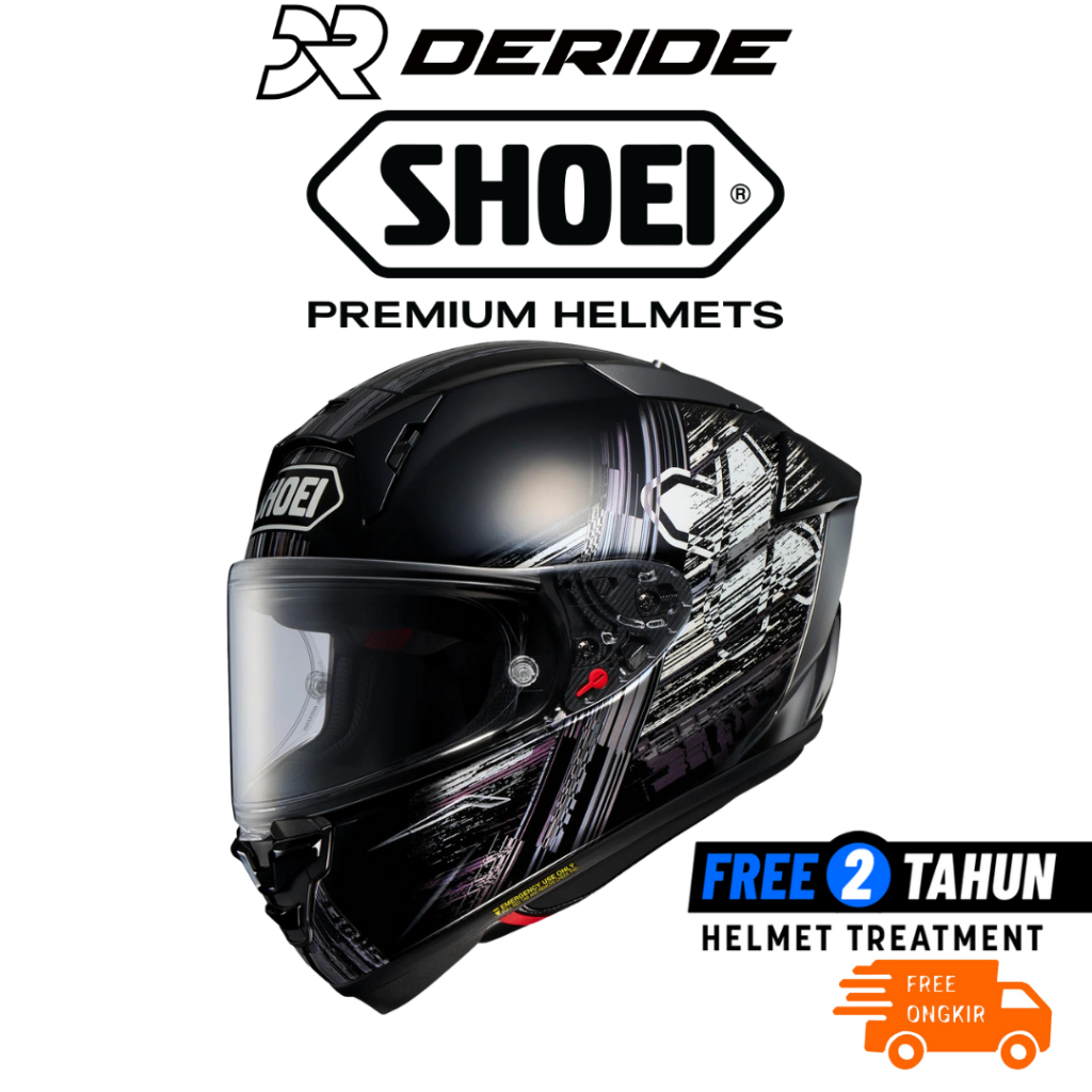Helm Shoei X15 Cross Logo TC5 Full Face Premium Helmet SNI JIS Original Racing Helm