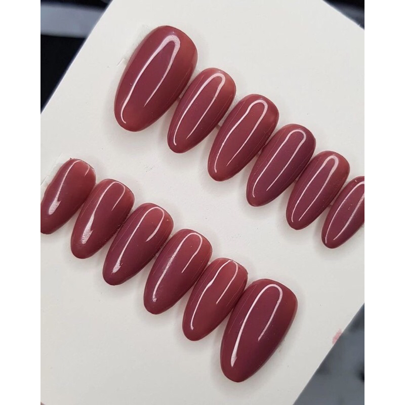 Press On Nails Polos By Yoena Nails| Press On Nails| Press On Nails Murah| Fake Nails Murah| Fake Na
