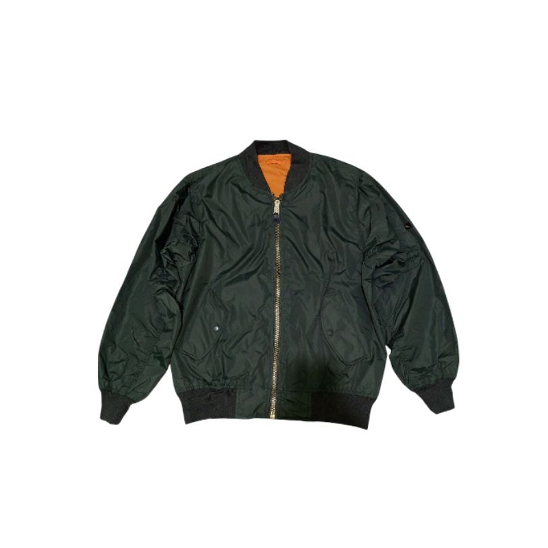 jaket bomber rotcho hijau army