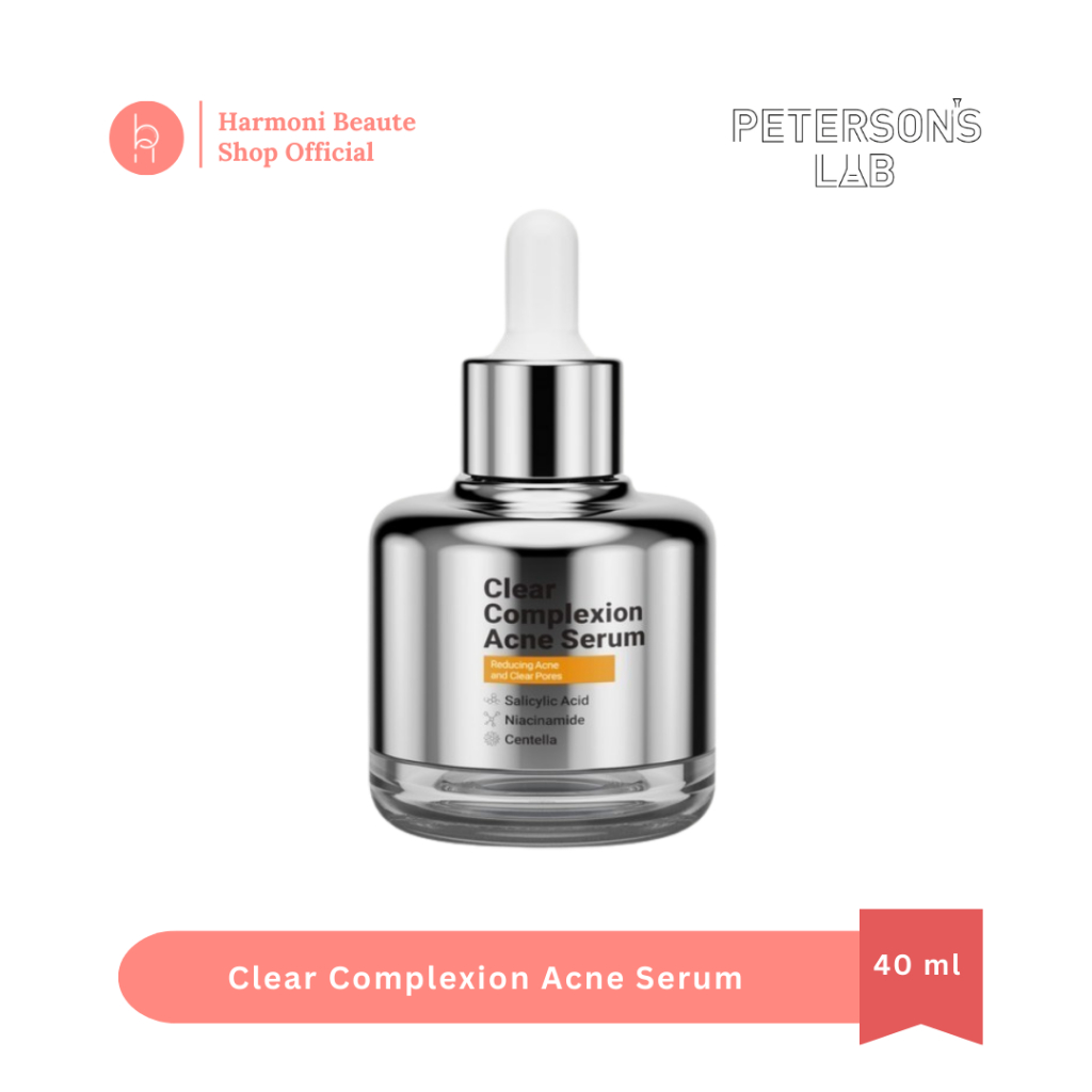 Harmoni Beaute - PETERSON'S LAB Clear Complexion Acne Serum wajah 40ml Niacinamide Whitening skincar
