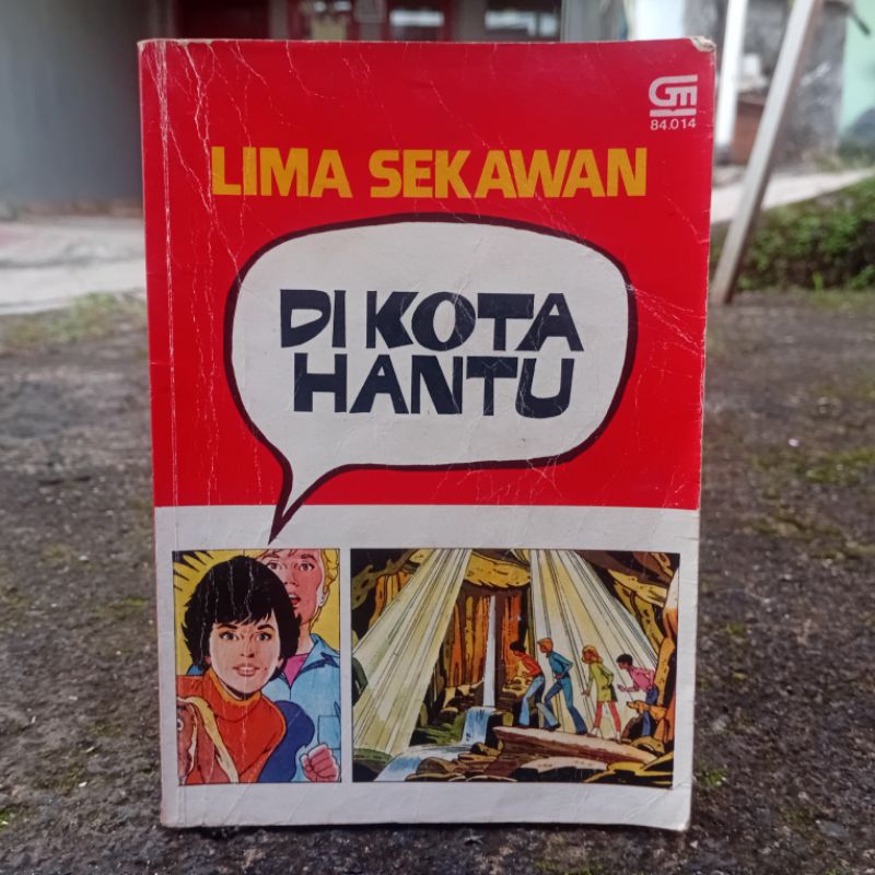 Lima Sekawan: Di Kota Hantu by Enid Blyton (1984) Cet. ke-1 Original Gramedia Softcover