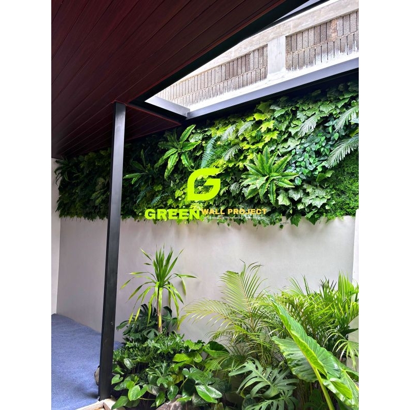 pembuatan taman vertikal garden artificial | vertikal garden sintetis | vertikal garden tamanan pals