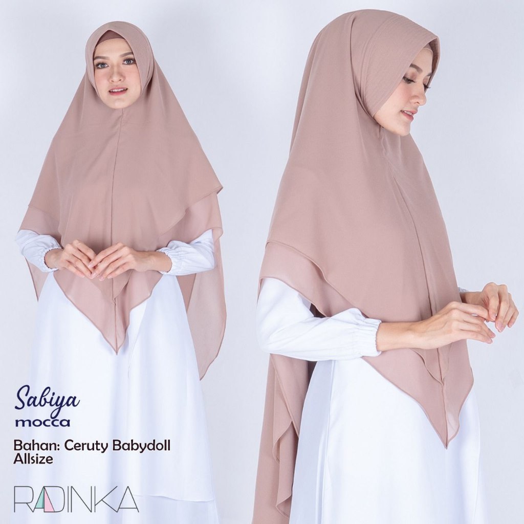 Habeeba JILBAB SABIYA – RADINKA | Ceruty Babydoll Premium | Elegant Modern Flow