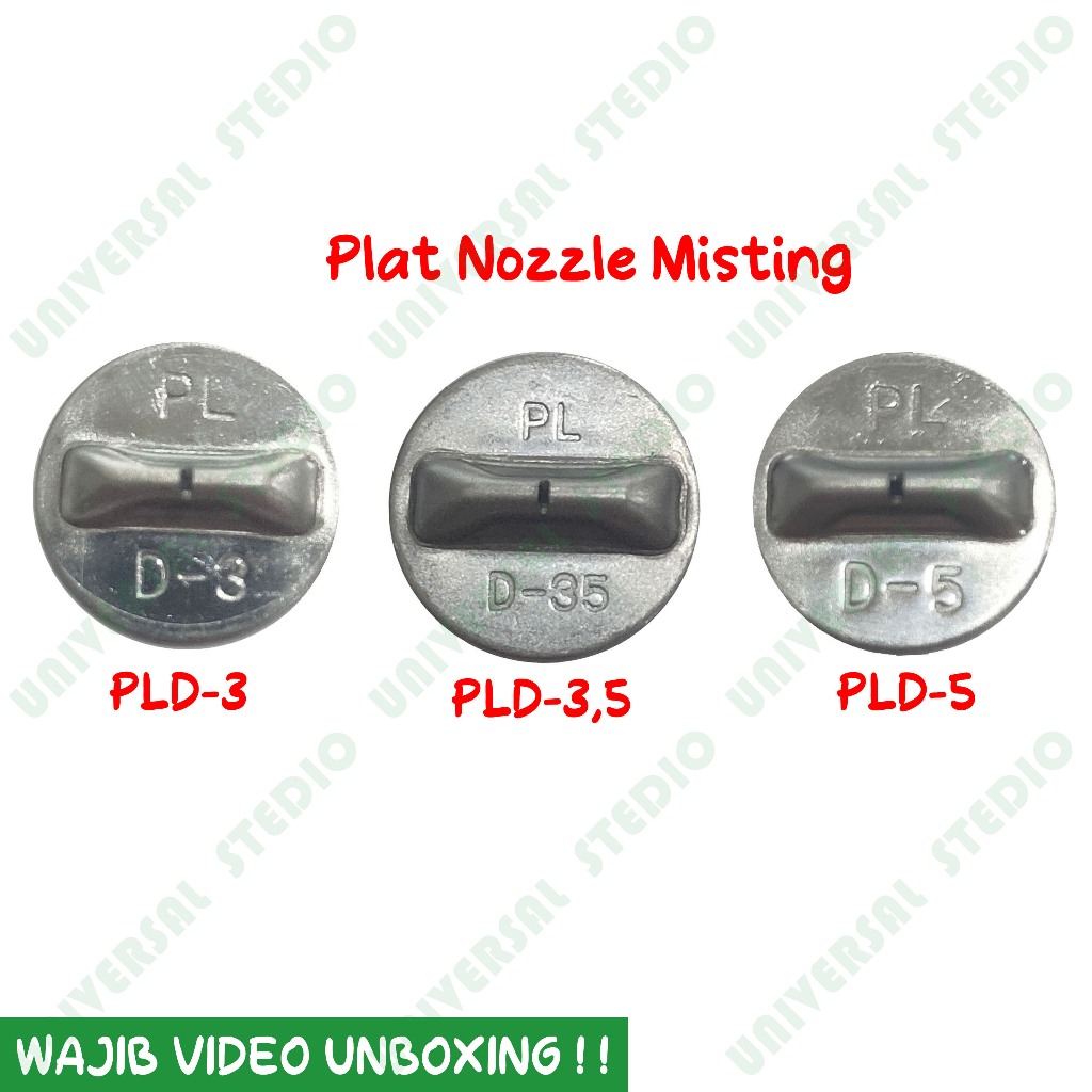 Plat Kepala Nozzle Stik TU 26 Misting Kabut PLD 3,5 PLD 5 PL D-5 PLD-3,5