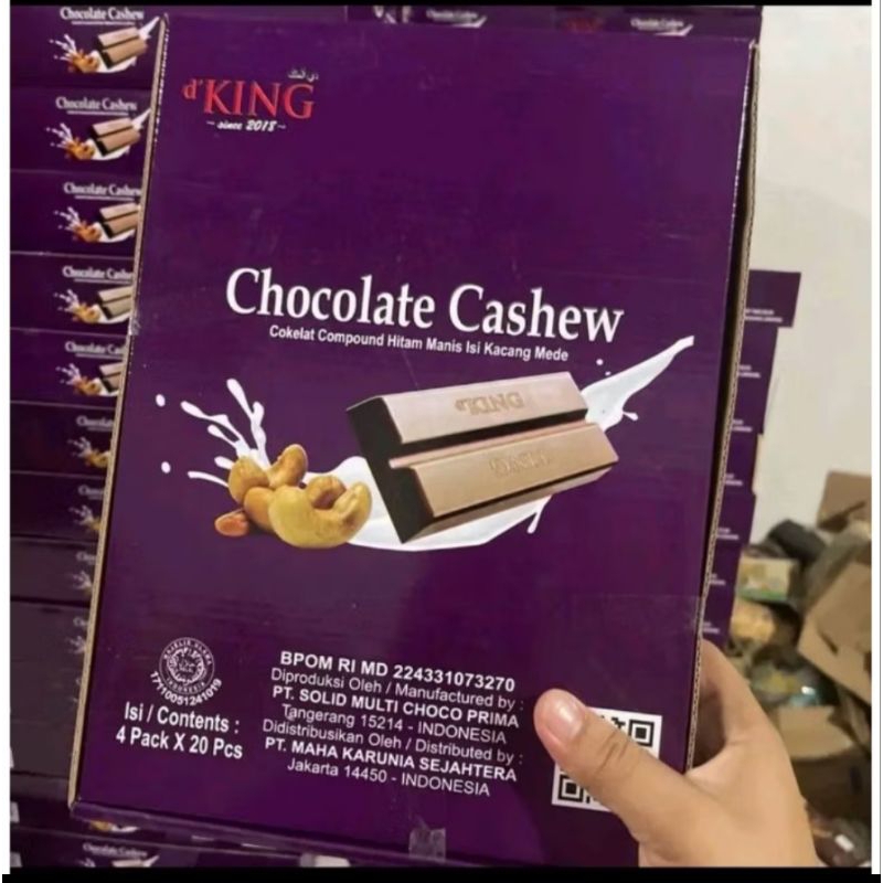 

chocolate cashew 1pack/isi 20